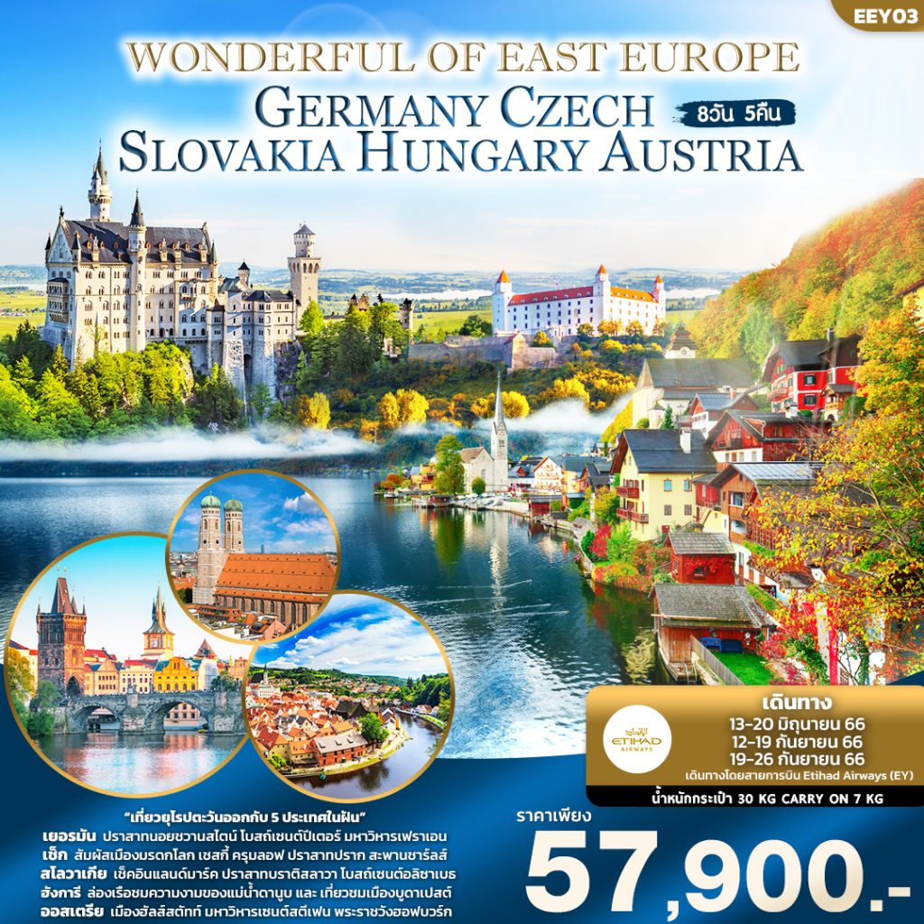WONDERFUL OF EAST EUROPE GERMANY CZECH SLOVAKIA HUNGARY AUSTRIA